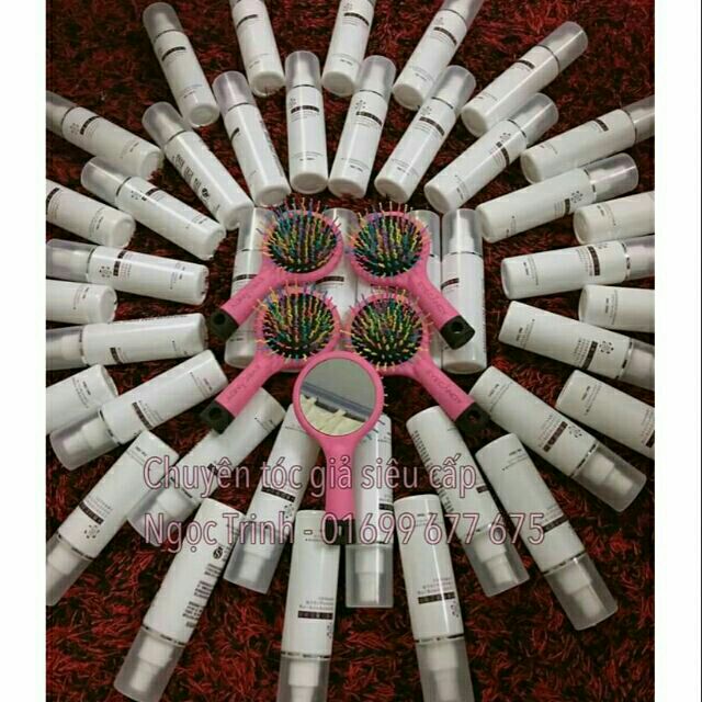 Compo xịt lược chải  tóc giả