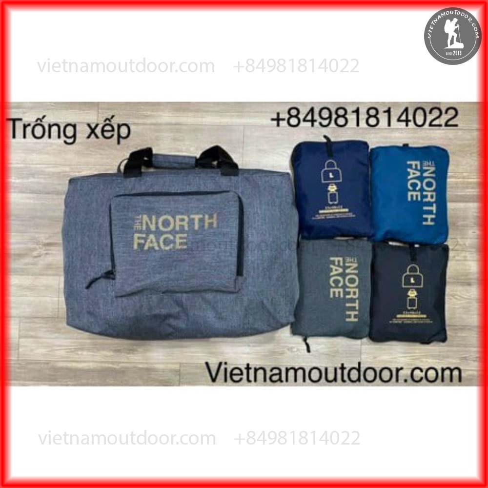 Túi trống du lịch The North Face có thể xếp gọn  -  tiện lợi - siêu nhẹ chỉ 300gram[ BẢO HÀNH TRỌN ĐỜI]