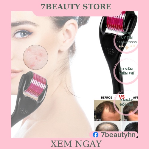 Kim tay tím 540 đầu Derma roller system dùng spa thẫm mỹ viện