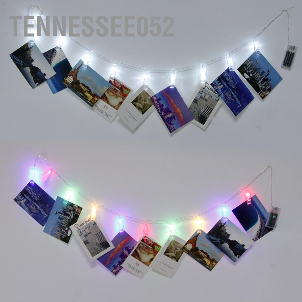 Tennessee052 Photo Clip LED Lamp Ornaments String Lights Party Festival Hanging Decoration Light