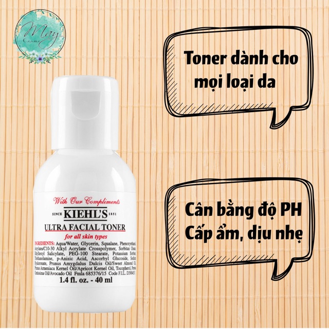 Toner da khô Kiehl’s Ultra Facial