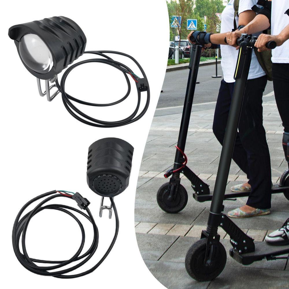 MUVAKO Còi 2 Trong 1 Tích Hợp Đèn Pha Chuyên Dụng Cho Xe Scooter