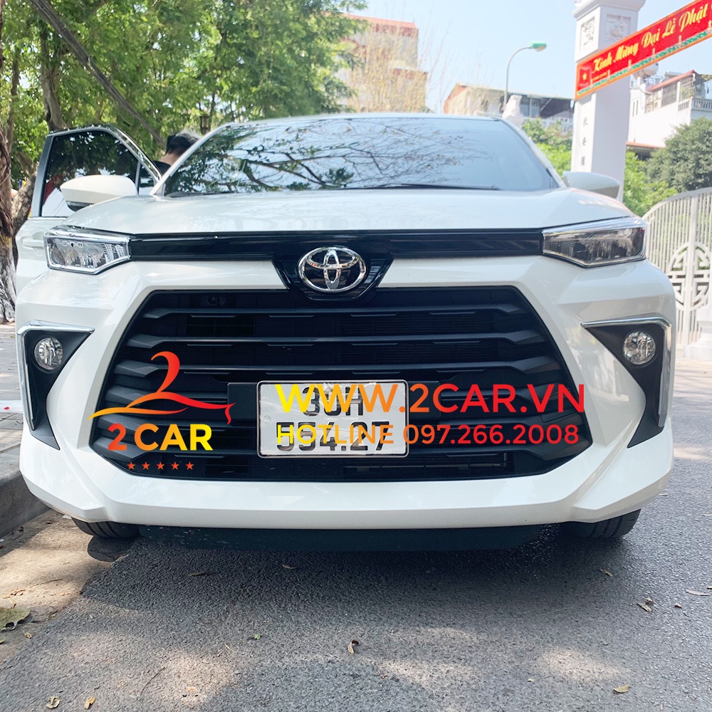 Ốp viền đèn gầm trước, sau xe Toyota AVANZA 2022 2023 mạ crom cao cấp