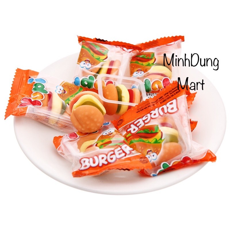Kẹo dẻo Burger Yupi gói 96g