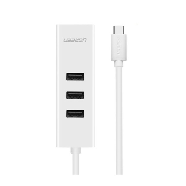 Cáp chuyển USB Type C to Lan + USB HUB Ugreen 20792 (màu trắng) | BigBuy360 - bigbuy360.vn