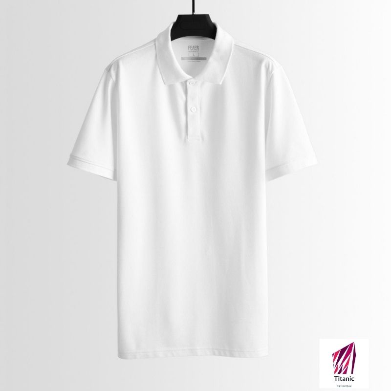 Áo polo thun trơn basic cổ bẻ chất cotton cá sấu mềm mịn thoáng mát