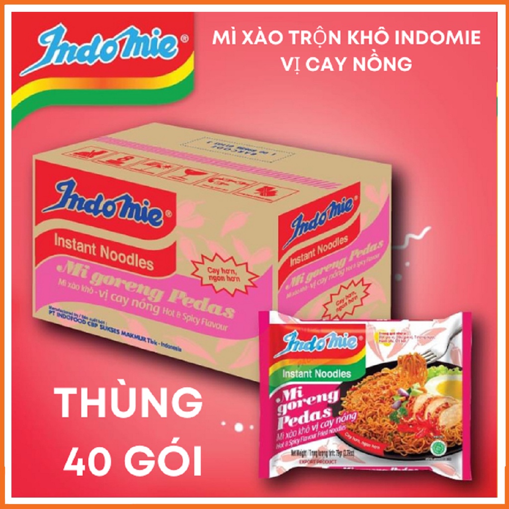 Combo 20 gói mì xào khô indomie goreng - mix ngẫu nhiên Date 09/2022-[FREE SHIP] TỪ ĐƠN 50K, [Loại Đặc Biệt]