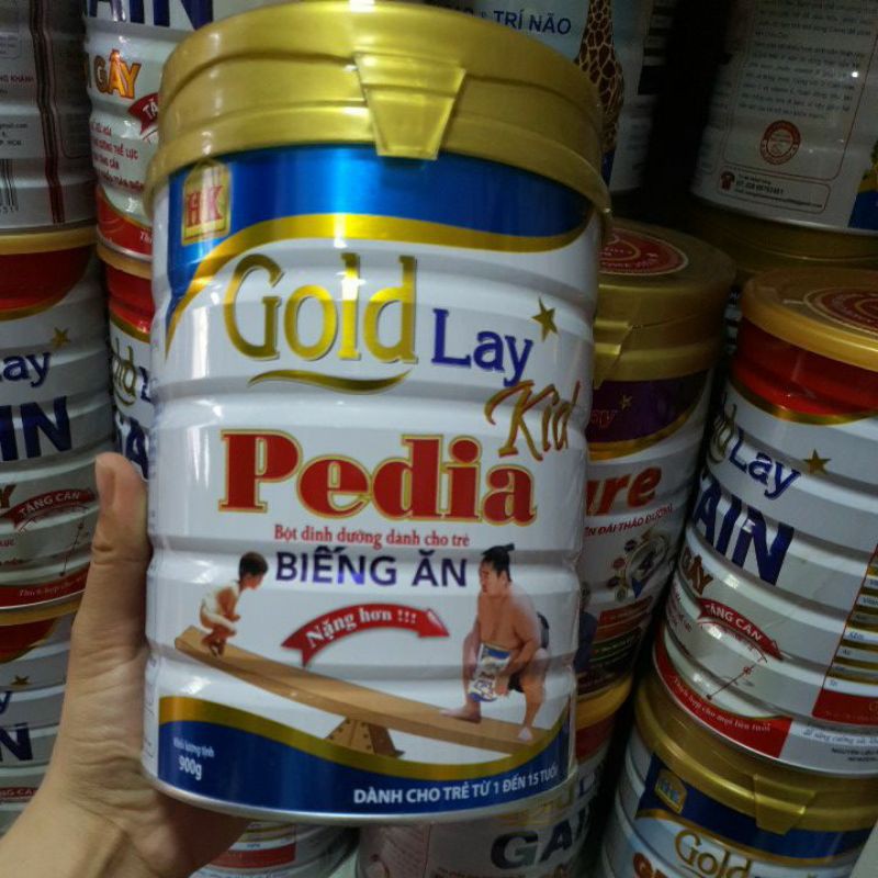 Sữa bột goldlay pedia cho trẻ biếng ăn lon 900g (date mới)