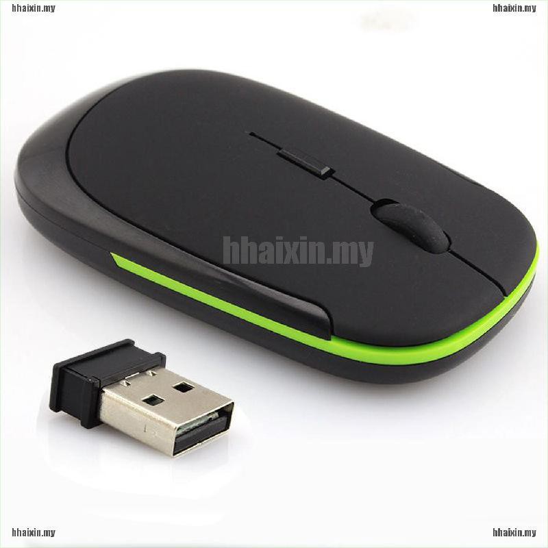 Chuột không dây siêu mỏng usb mini 2 4g 2 4ghz tiện lợi dễ sử dụng cho máy tính xách tay