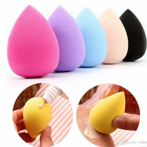 [Hàng mới về] Set 1/4 bông phấn mềm trang điểm hình giọt nước/quả bầu