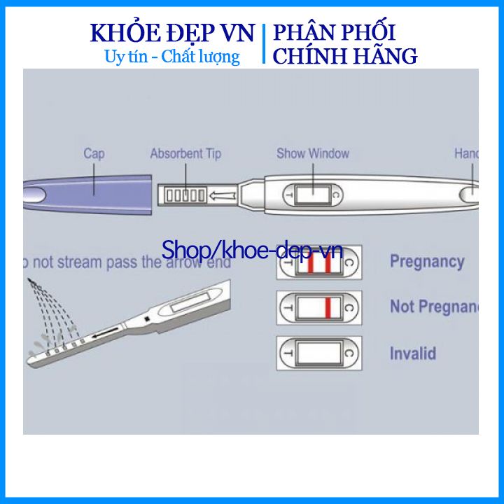 combo 5 Bút Thử Thai Quicktana Test trực tiếp - Nhanh chóng, dễ dàng, chính xác