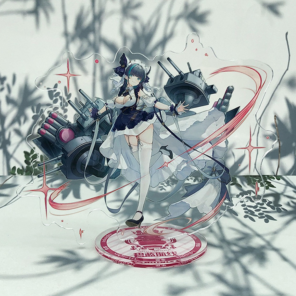Mô hình nhân vật anime Azur Lane dạng thẻ đứng bằng Acrylic