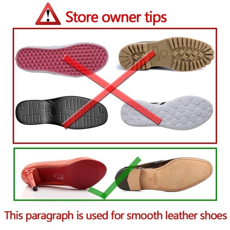 1 Cặp Đệm Cao Su Dán Đế Giày Chống Trượt Cho Unisex