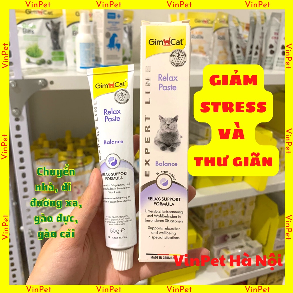 GEL RELAX PASTE GIMCAT 50G CHO MÈO GIÁ CỰC RẺ