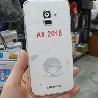 Ốp Samsung A8 2018 dẻo vân da