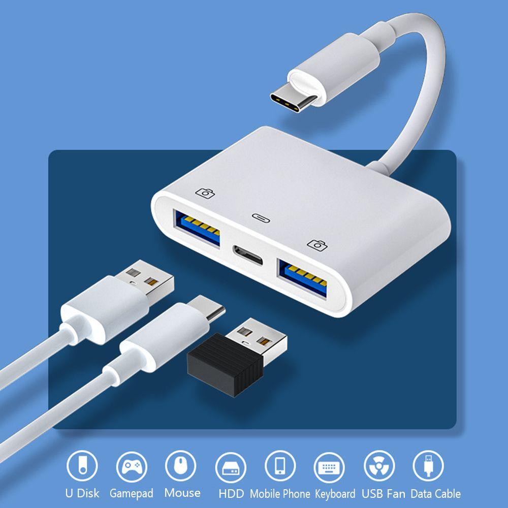 BTLIMER Đầu Đọc Thẻ Nhớ USB 3.0 Type C OTG Cho Điện Thoại