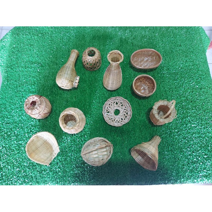 Giỏ mây tre, giỏ đìa - trồng cây, trang trí, chụp hình decor xinh