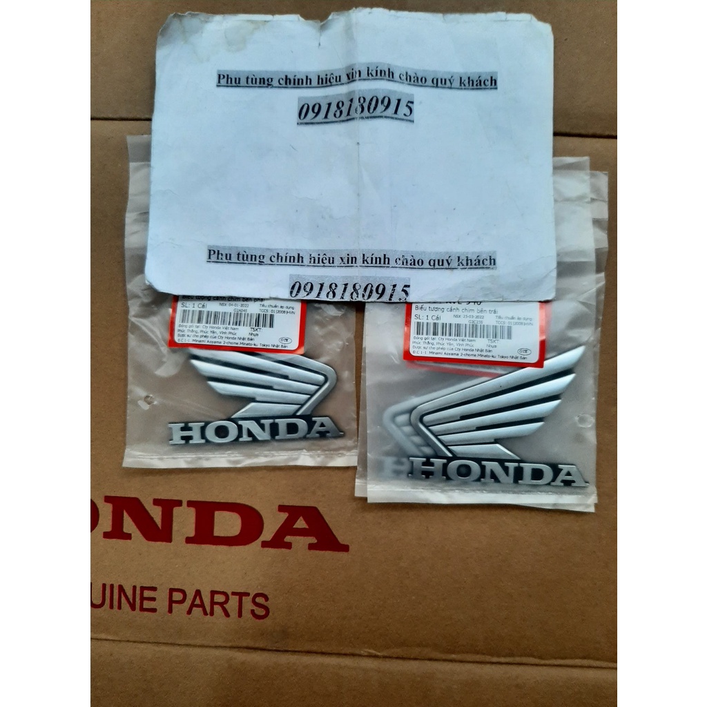 Biểu tượng cánh chim tem cánh chim nổi honda