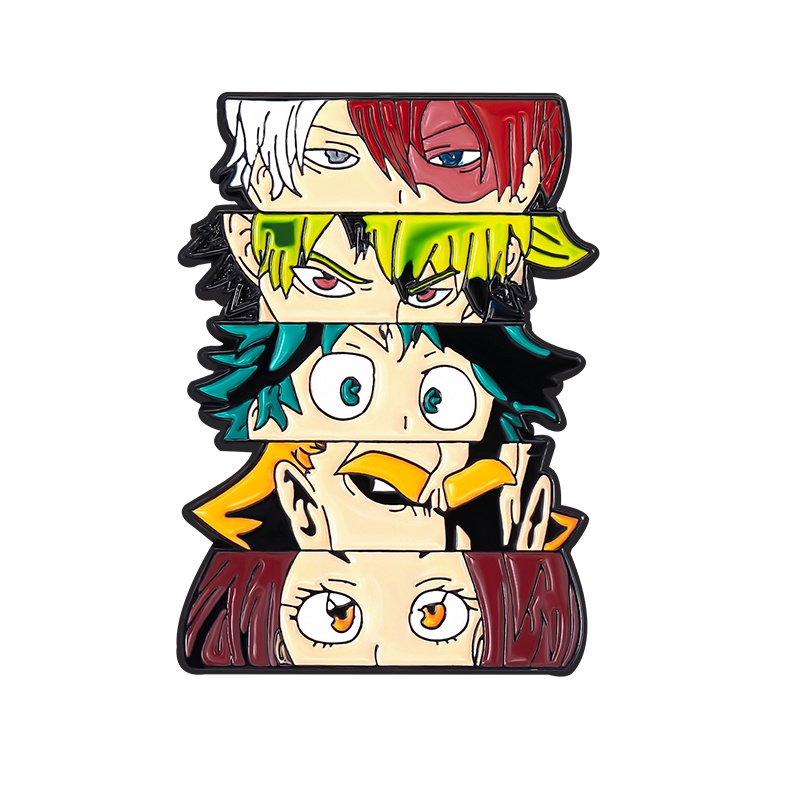 Ghim cài áo QIHE JEWELRY thiết kế hoạt hình My Hero Academia