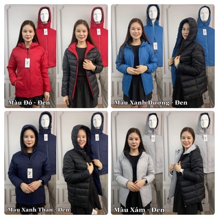 [VIDEO THẬT] Áo Phao Lông Vũ 2 Mặt Mẫu Mới - Siêu Ấm Siêu Chống Nước, Thích Hợp Cho Nam Và Nữ