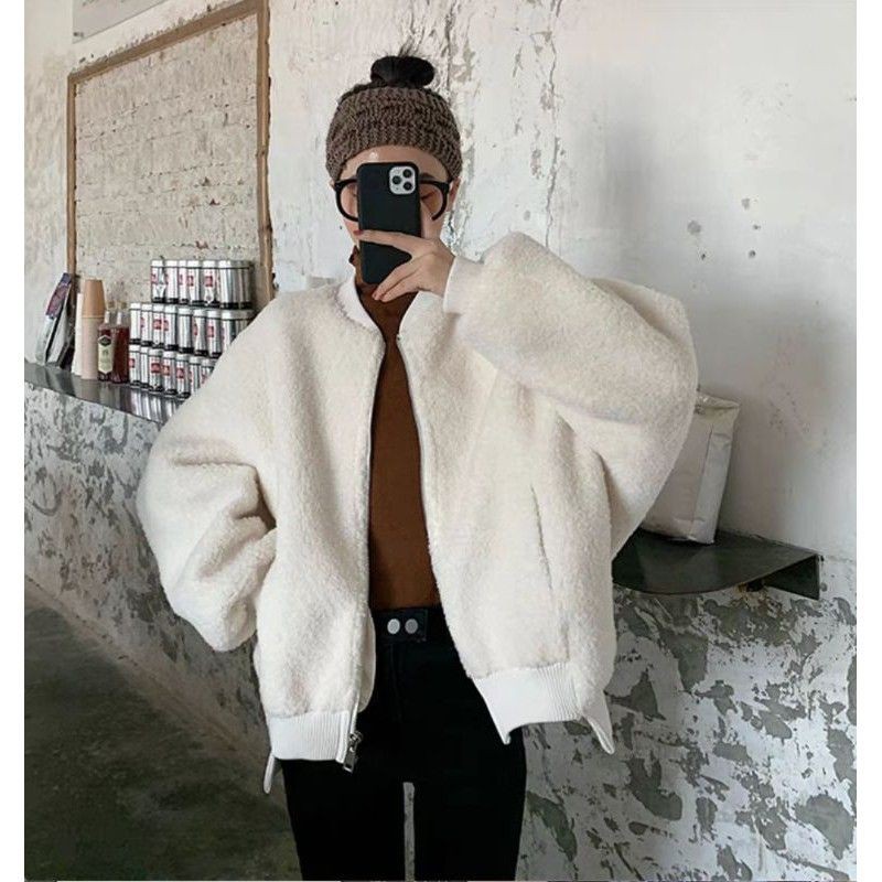 (order) ÁO KHOÁC BOMBER LÔNG CỤT THÊU CHỮ 4 MÀU HÀNQUẢNG CHÂU - Quảng Châu | BigBuy360 - bigbuy360.vn