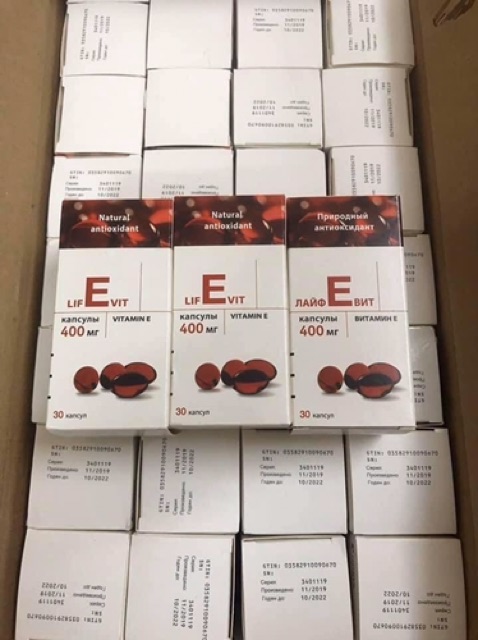 Vitamin E đỏ 400mg Nga | BigBuy360 - bigbuy360.vn