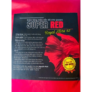 Cám Kích Đỏ Super Red Cho Guppy Betta