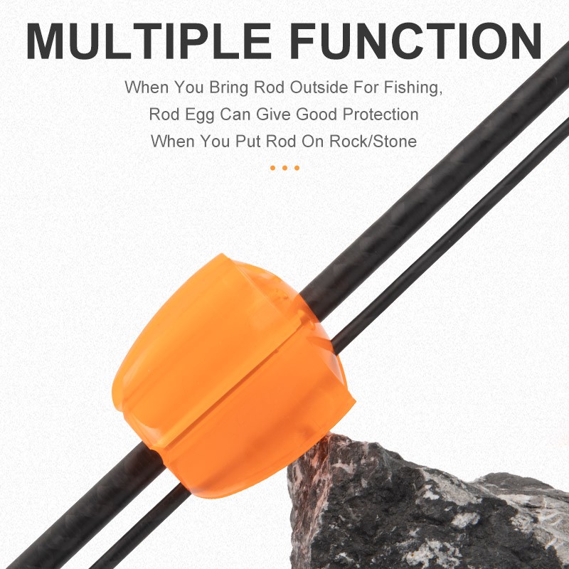 Bộ dụng cụ bảo vệ cần câu cá Kingdom bằng Silicon nhiều kích thước khác nhau cho đầu cần câu và thân cần câu