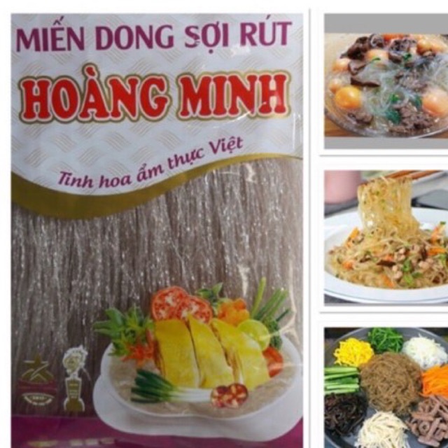 Miến Dong sợi rút Hoàng Minh ⚡CỰC NGON⚡ miến làm từ củ dong riềng - tinh hoa ẩm thực