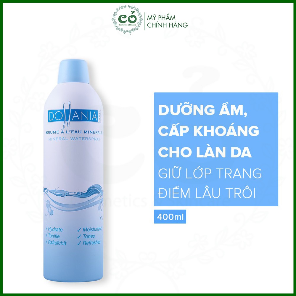 Xịt khoáng dưỡng ẩm cấp nước cho da Dollania | BigBuy360 - bigbuy360.vn