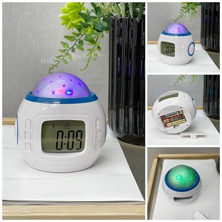 Đồng Hồ Báo Thức Có Phát Nhạc Và Chiếu Ánh Sáng Hình Ngôi Sao