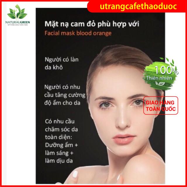 Mặt nạ cam đỏ - Ống Cam dưỡng ẩm dưỡng trắng da Images .