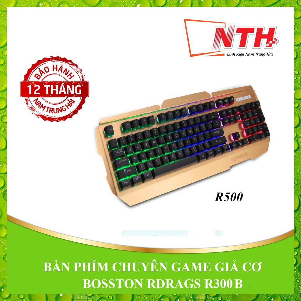 PHÍM CHUYÊN GAME GIẢ CƠ BOSSTON RDRAGS R500 ( R300B )