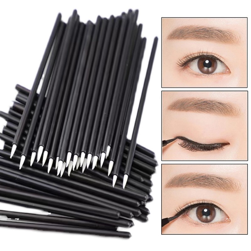 [Hàng mới về] Bộ 5 cọ trang điểm môi/ kẻ mắt dùng một lần tiện lợi