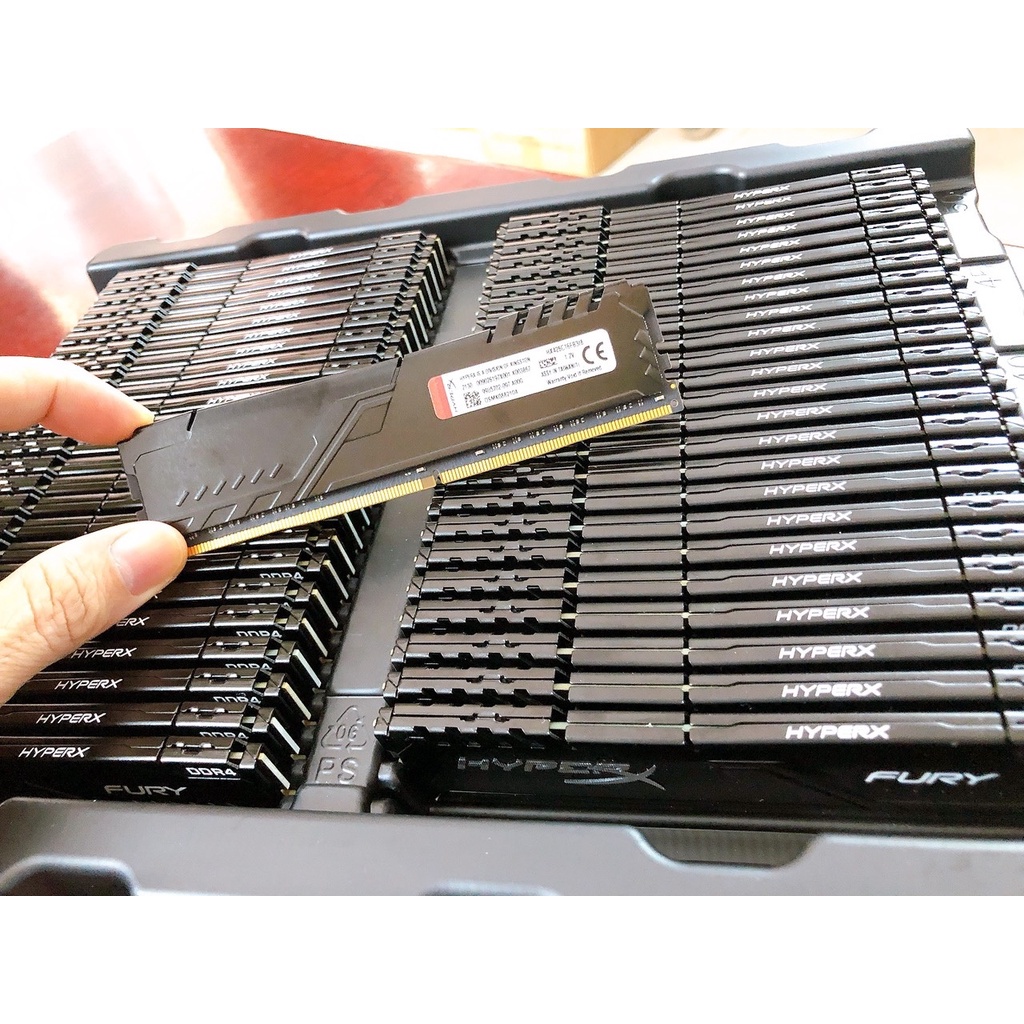 Ram kingston HyperX Fury DDR4 8GB 2400MHz Dùng Cho Máy Tính Để Bàn PC Desktop - Bảo hành 36 tháng 1 đổi 1