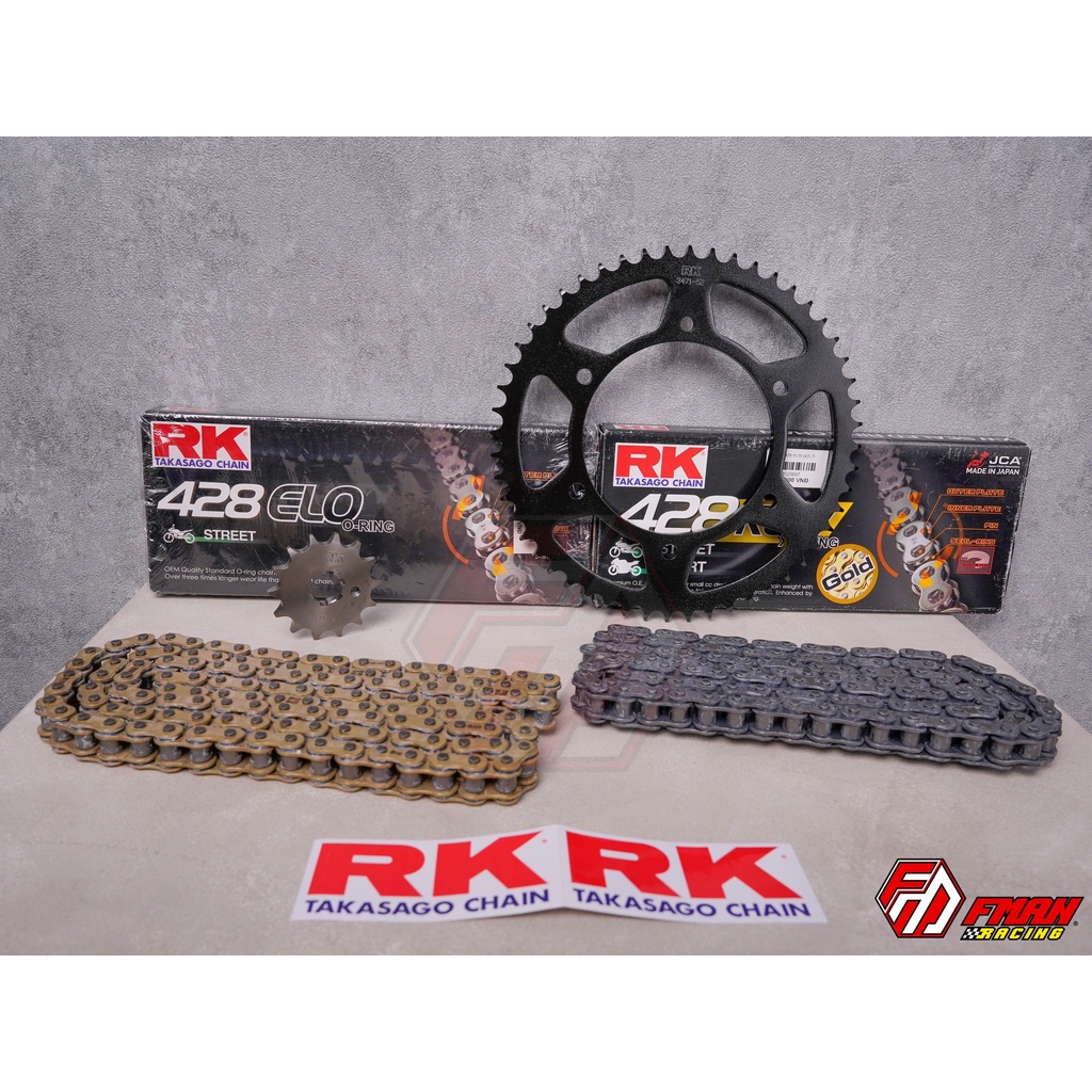NHÔNG SÊN DĨA CHÍNH HÃNG RK R15V3 / XSR155 /FZ155
