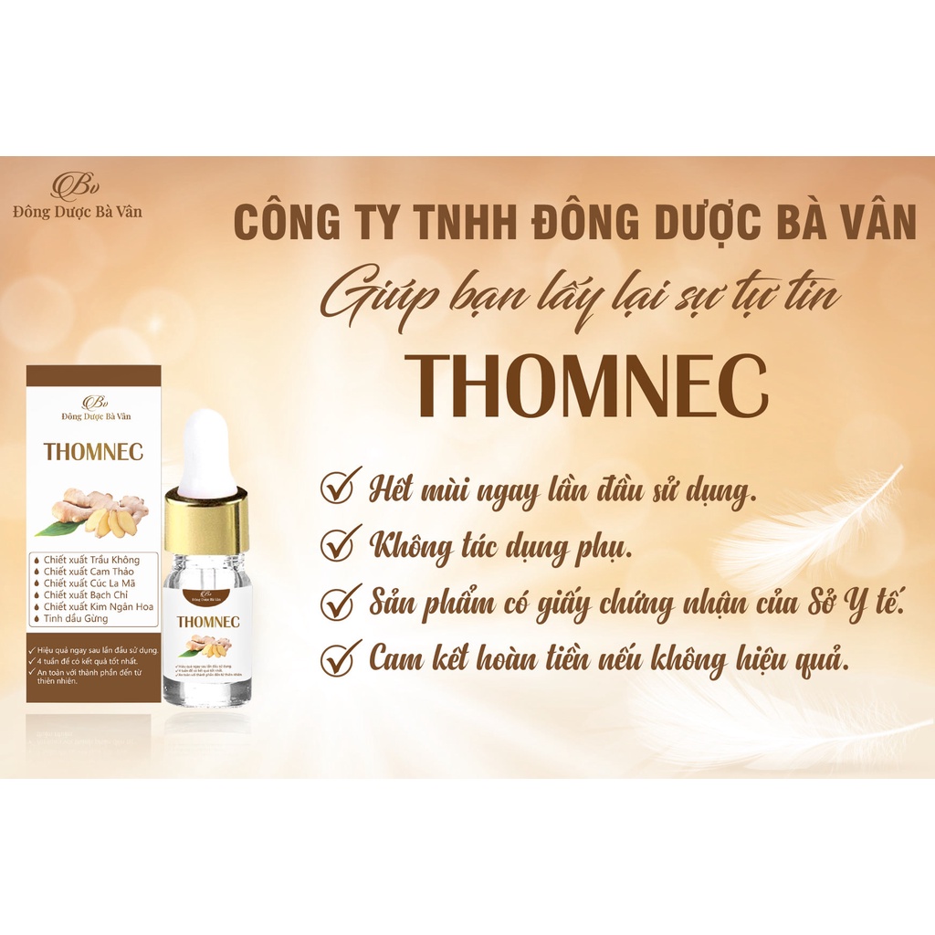 [CHÍNH HÃNG] THOMNEC - Hết Hôi Nách, Hiệu Quả Ngay Từ Lần Đầu Sử Dụng