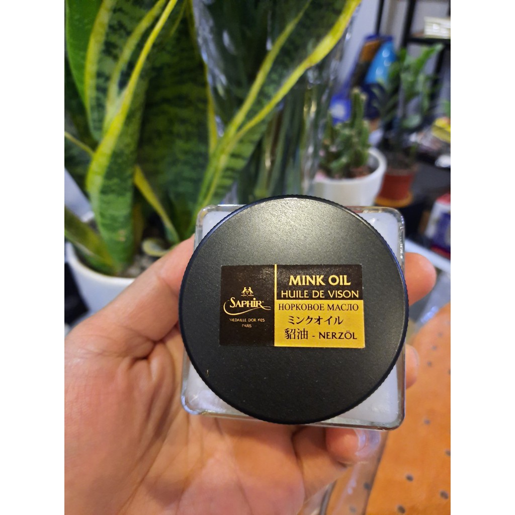 Kem dưỡng đồ da dầu chồn tinh luyện MINK OIL MDO lọ 75ml