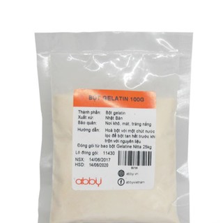 Bột gelatin nhật bloom gói 20g