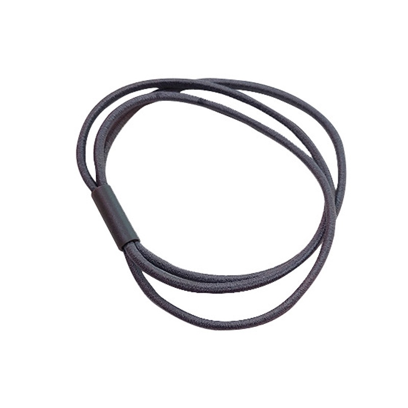 1 dây buộc tóc cao su màu trơn co giãn tốt DIY