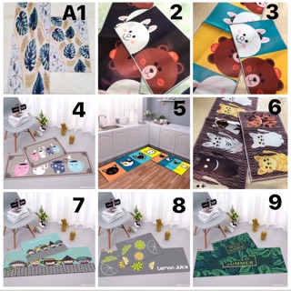 Combo thảm bếp 2 tấm