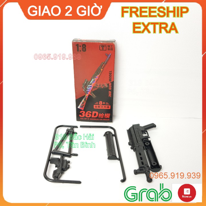 ĐỒ CHƠI SÁNG TẠO - LẮP RÁP SUNG TRẺ EM, CÂY NERF CHO BÉ TẬP LÀM CẢNH SÁT - FREESHIP