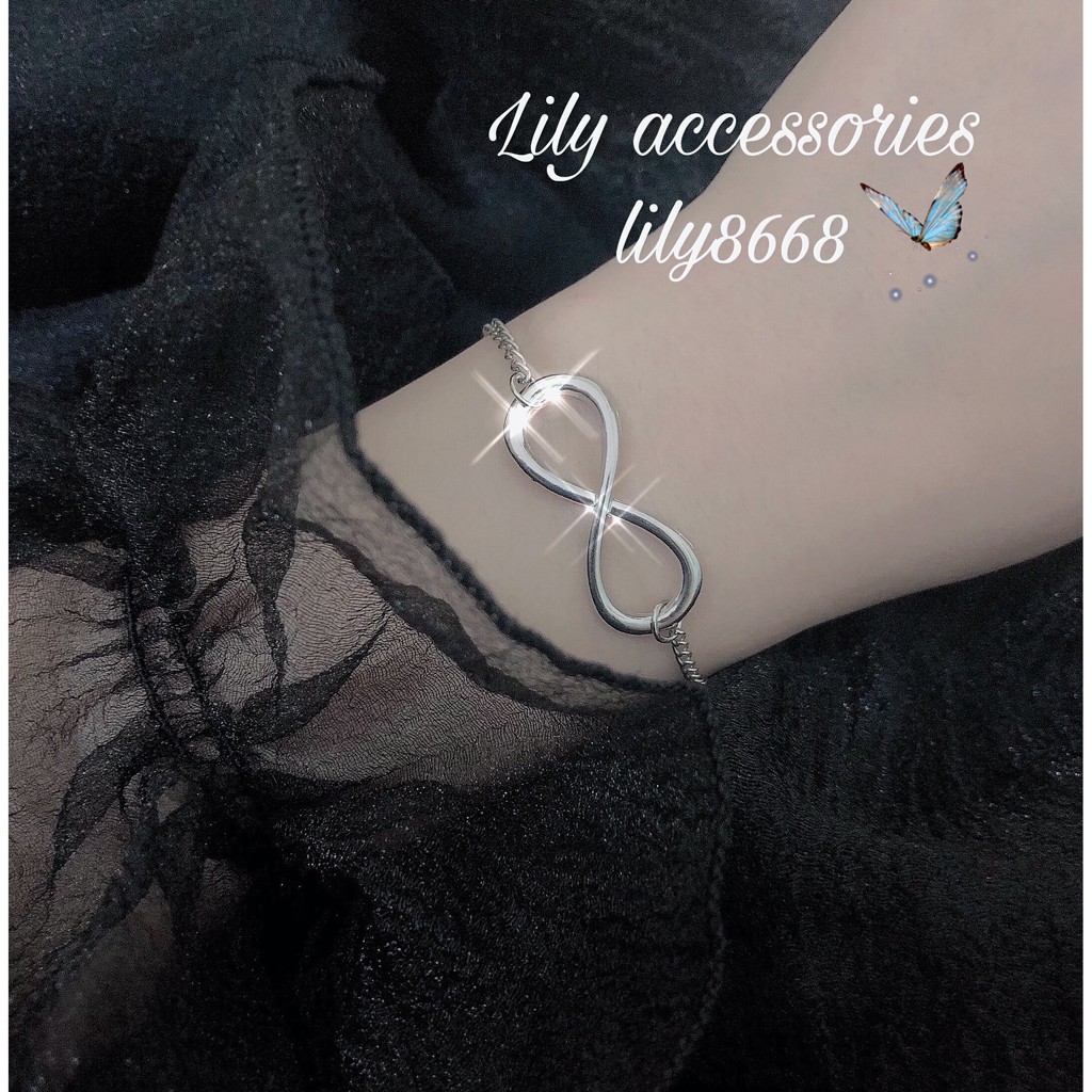 Infinity Charm Bracelet lắc tay vòng tay vô cực
