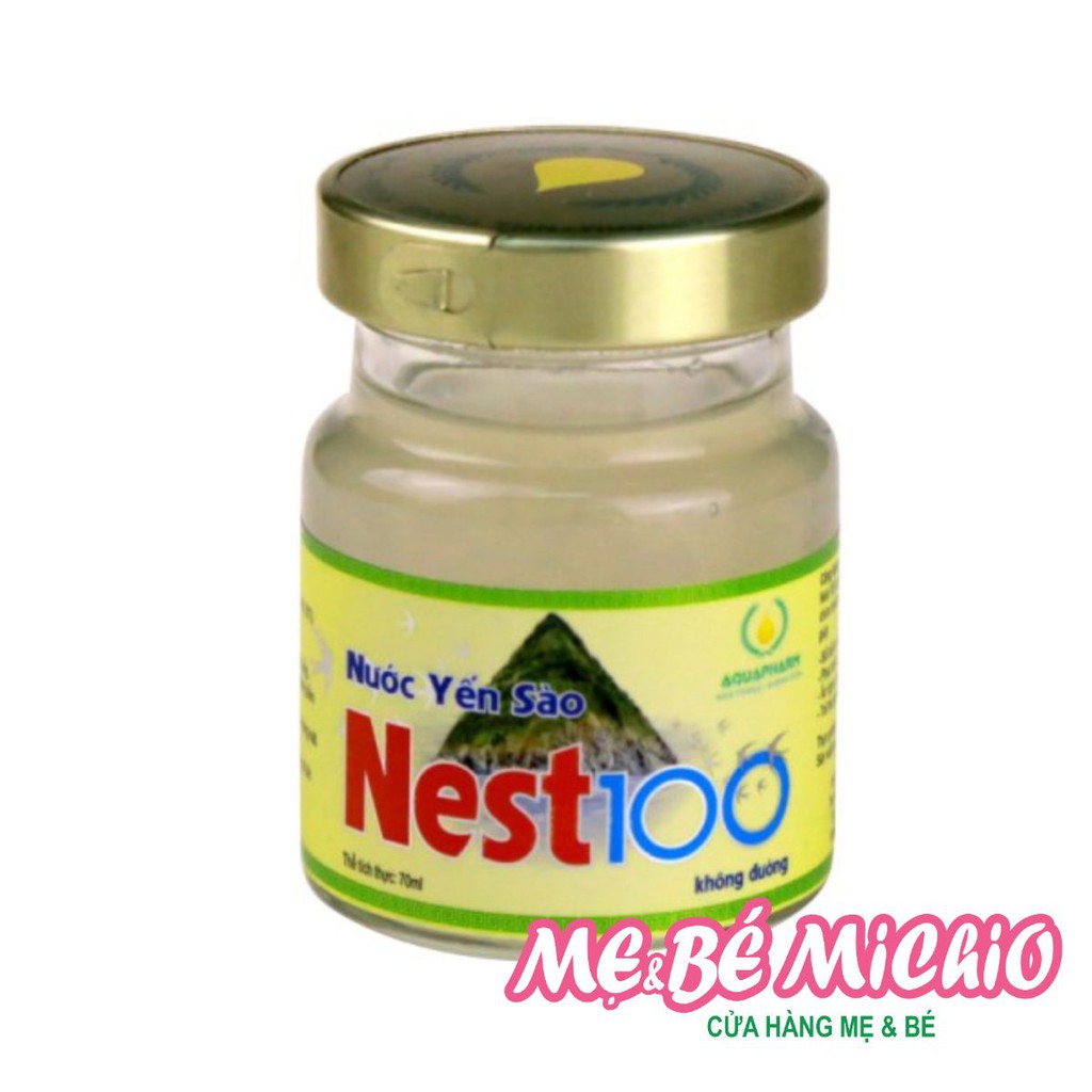 NƯỚC YẾN SÀO NEST 100 KHÔNG ĐƯỜNG CHO NGƯỜI ĂN KIÊNG VÀ TIỂU ĐƯỜNG 70ML (VIỆT NAM