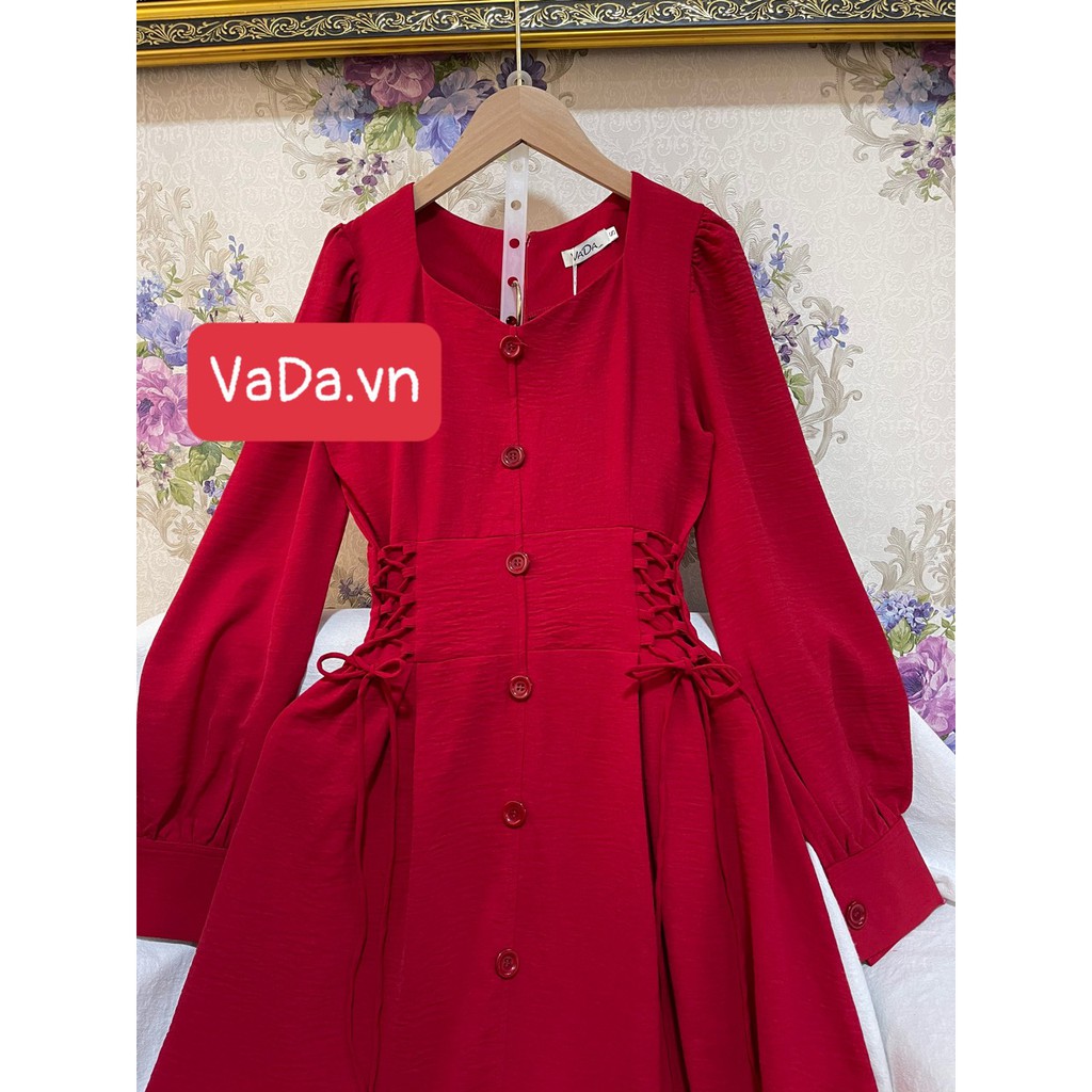 Đầm maxi tay dài cổ cách điệu cao cấp phù hợp đi chơi, đi tiệc cưới, đi dao phố cà phê - Thời trang VADA - V20 | BigBuy360 - bigbuy360.vn