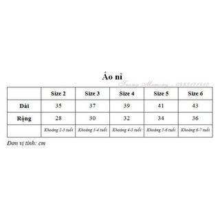 Combo 3 áo nỉ trẻ em (10-20kg)