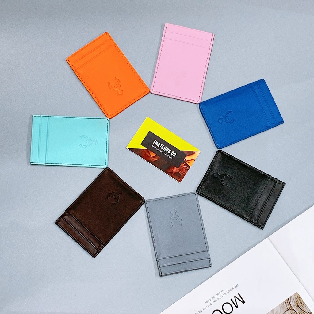 Ví Card Hova Mini Da Bò Thật 100% - Đủ màu nam nữ