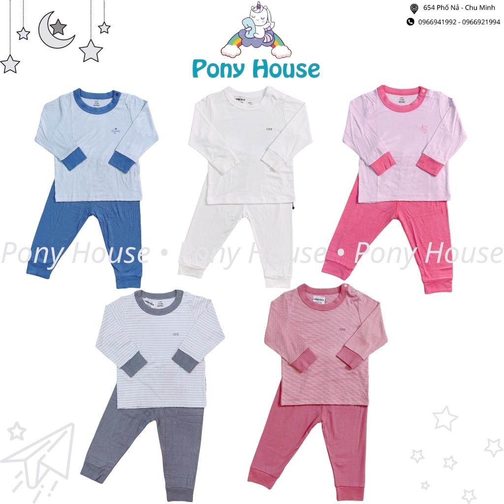 Bộ Quần Áo Dài Tay Nous Petit Cài Vai Cho Bé Size 9-12 Tháng Đến 18-24 Tháng (9M-24M)