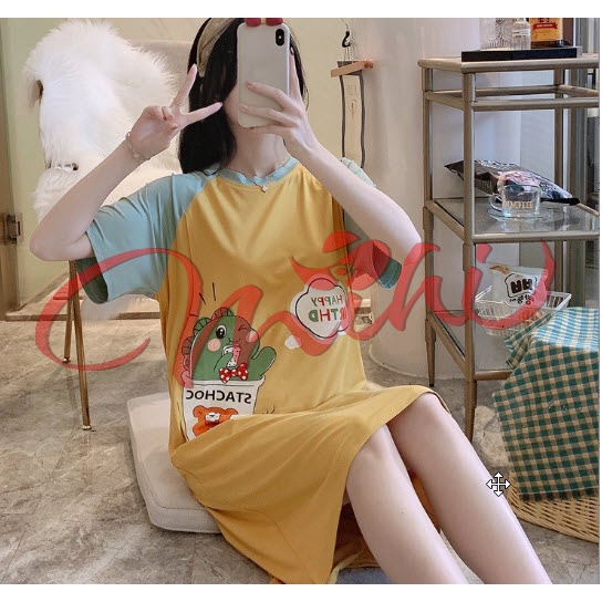 Đầm bầu ở nhà Đẹp NHIỀU MẪU - Váy ngủ bầu mặc nhà sau sinh cho con bú ti - Bộ mùa hè thời trang giá rẻ cho mẹ Bigsize