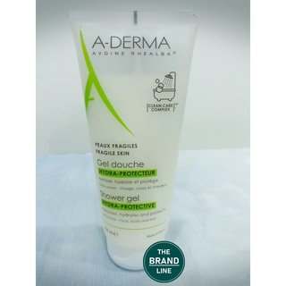 A-DERMA Hydra-Protective Shower Gel/ Gel rửa mặt, tắm gội hằng ngày cho da mỏng manh (200ml)